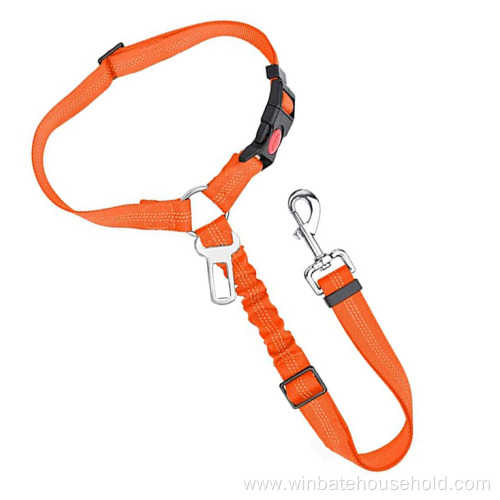 2in1 Dog Seat Belt Safety Rope Car Leash